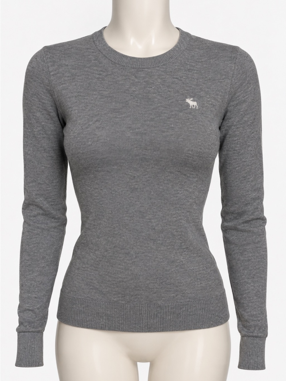 Vintage Abercrombie & Fitch Gray Crewneck Sweater - Women's